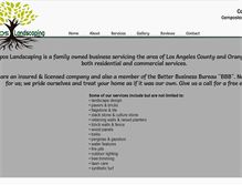 Tablet Screenshot of landscapebycampos.com